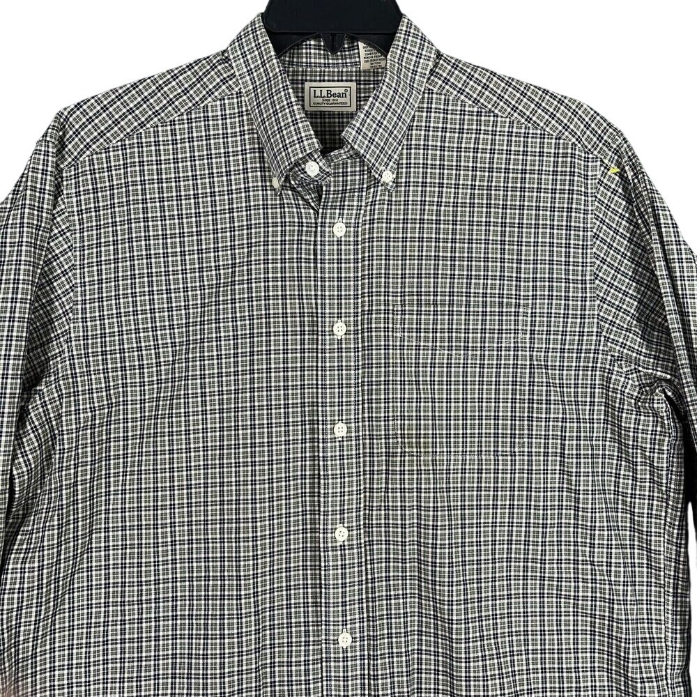 LL Bean Traditional Fit Shirt‎ Men L Workwear Outdoor Heritage Office Casual